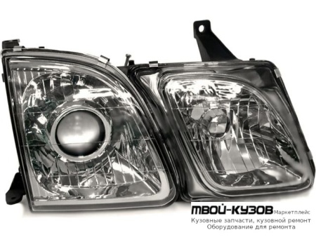 ФАРА ПРАВАЯ СТОРОНА СТЕКЛО (КИТАЙ) для Lexus LX470 (01.1998 - 08.2002) (08.2002-)