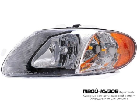 ФАРА ЛЕВАЯ СТОРОНА (DEPO) для Plymouth VOYAGER / DODGE CARAVAN - GRAND CARAVAN / CHRYSLER TOWN&COUNTRY (2001-2004)