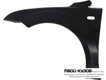 КРЫЛО ПЕРЕДНИЙ ЛЕВАЯ СТОРОНА С ОТВ ПОД ПОВТОРИТЕЛЬ (КИТАЙ) для Ford FOCUS (2005-)