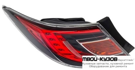 ФОНАРЬ ЗАДНИЙ ВНЕШНИЙ ЛЕВАЯ СТОРОНА 1.8 2 С ДИОД ВНУТРИ (DEPO) КРАСНЫЙ для Mazda 6 (2008-2012)
