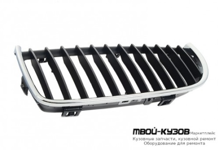 РЕШЕТКА РАДИАТОРА ЛЕВАЯ СТОРОНА ЧЁРНЫЙ-ХРОМ (ТАЙВАНЬ) для BMW E90 СЕДАН / E91 УНИВЕРСАЛ (3 SERIES) (2004-)