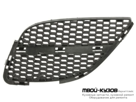 РЕШЕТКА РАДИАТОРА ЛЕВАЯ СТОРОНА БЕЗ МОЛДИНГ ЧЁРНЫЙ (ТАЙВАНЬ) для Nissan ALMERA N16E (2002-)