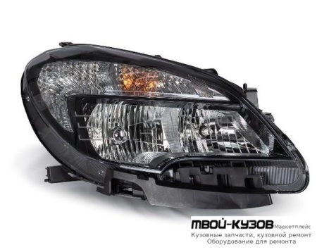 ФАРА ЛЕВАЯ СТОРОНА С КОРРЕКТОР ВНУТРИ ЧЁРНЫЙ (DEPO) для Opel MOKKA (2012-)