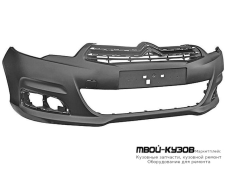 БАМПЕР ПЕРЕДНИЙ ГРУНТ (ТАЙВАНЬ) для Citroen C4 (2010-) PICASSO (2010-)