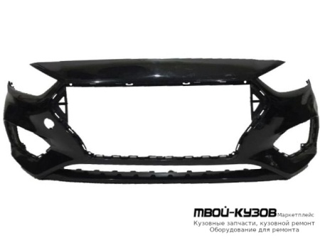 БАМПЕР ПЕРЕДНИЙ (РОССИЯ) для Hyundai SOLARIS (2017-)