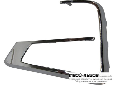 МОЛДИНГ РЕШЕТКИ БАМПЕРА ЛЕВАЯ СТОРОНА ХРОМ (КИТАЙ) для Chery TIGGO 4 (2018-2023) / TIGGO 4 PRO (2020-2023)