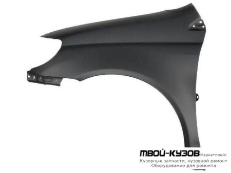 КРЫЛО ПЕРЕДНИЙ ЛЕВАЯ СТОРОНА БЕЗ ОТВ ПОД МОЛДИНГ (ТАЙВАНЬ) для Toyota ECHO (2000-)
