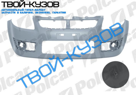 SX4 06- БАМПЕР ПЕРЕДНИЙ ГРУНТОВАННЫЙ
