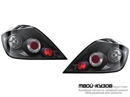 ФОНАРЬ ЗАДНИЙ ВНЕШНИЙ ЛЕВАЯ + ПРАВАЯ (КОМПЛЕКТ) (5 дв) ТЮНИНГ ПРОЗРАЧНЫЙ ХРУСТАЛ С ДИОД ВНУТРИ ХРОМ для Opel ASTRA H (06.2004-)