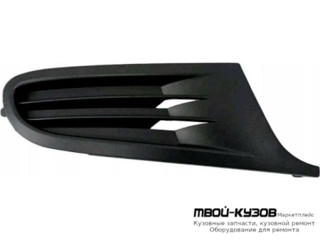 РЕШЕТКА БАМПЕРА ПЕРЕДНИЙ ПРАВАЯ СТОРОНА БЕЗ ОТВЕРСТИЙ ПОД ПРОТИВОТУМАННЫЕ ФАРЫ (ТАЙВАНЬ) для Volkswagen GOLF VI (2009-2011)