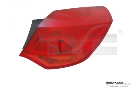 ФОНАРЬ ЗАДНИЙ ПРАВЫЙ НАРУЖНЫЙ 5ДВ для ASTRA J 09-