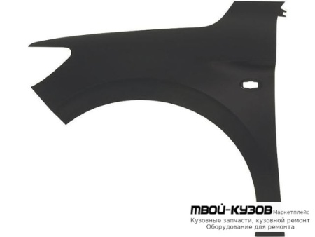 КРЫЛО ПЕРЕДНИЙ ЛЕВАЯ СТОРОНА С ОТВ ПОД ПОВТОРИТЕЛЬ (КИТАЙ) для Peugeot 301 (2013-)