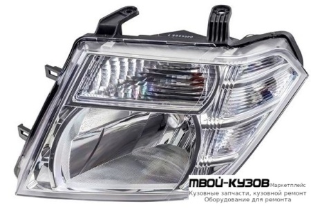 ФАРА ЛЕВАЯ СТОРОНА (euro) ПОД КОРРЕКТОР (DEPO) для Nissan NAVARA (2006-), Nissan PATFINDER R51 (2005-)