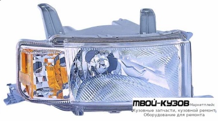 ФАРА ПРАВАЯ СТОРОНА (DEPO) ПРОЗРАЧНЫЙН для Toyota SCION XB (2003-)