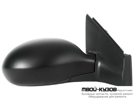 ЗЕРКАЛО ПРАВАЯ СТОРОНА ЭЛЕКТР С ПОДОГРЕВОМ (CONVEX) ГРУНТ (ТАЙВАНЬ) для Citroen C5 (03.2001 - 09.2004) (10.2004-)