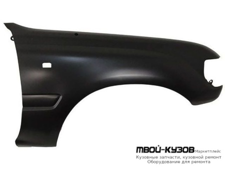 КРЫЛО ПЕРЕДНИЙ ПРАВАЯ СТОРОНА С ОТВ ПОД ПОВТОРИТЕЛЬ П/АНТЕННУ (ТАЙВАНЬ) для Toyota LANDCRUISER 80 (01.1990 - 01.1998)