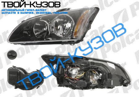 FOCUS II 05- ФАРА ПЕРЕДНЯЯ ПРАВАЯ ЧЕРНАЯ ОРИГИНАЛ С МОТОРОМ