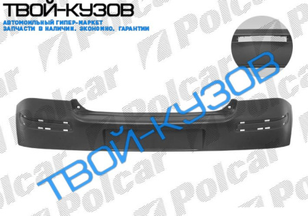 YARIS 03-05 БАМПЕР ЗАДНИЙ, ГЛАДКИЙ, ПОД ПОКРАСКУ, НЕ ГРУНТ., ВЕРХ
