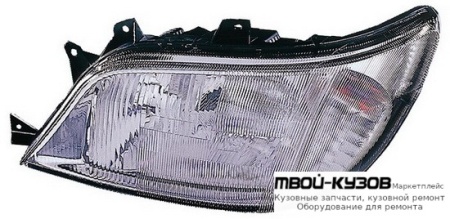 ФАРА ЛЕВАЯ СТОРОНА ПОД КОРРЕКТОР (DEPO) для Mercedes SPRINTER (02.2000-)