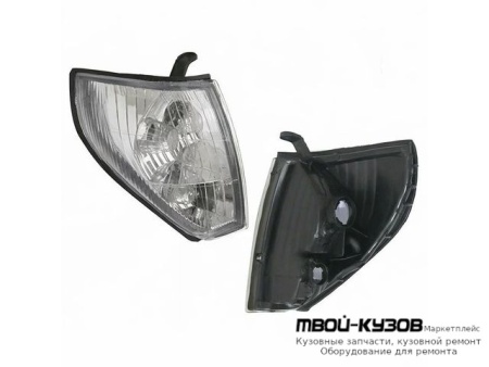 УКАЗ.ПОВОРОТА УГЛОВОЙ ПРАВАЯ СТОРОНА (DEPO) ПРОЗРАЧНЫЙН для Toyota LANDCRUISER PRADO 90 (04.1996 - 09.2002)