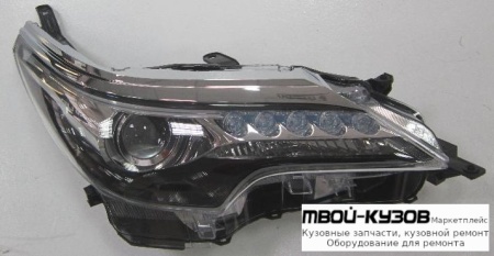 ФАРА ПРАВАЯ СТОРОНА ПОД КОРРЕКТОР ДИОД (DEPO) для Toyota FORTUNER (2015-)