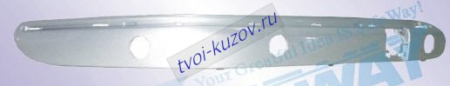 W203 МОЛДИНГ бампера переднего левый с отверстиями П-ДАТЧ загрунтов. (под покраску)
