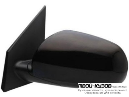 ЗЕРКАЛО ЛЕВАЯ СТОРОНА МЕХАН С ТРОСИК (POLYWAY) (ТАЙВАНЬ) для KIA RIO (2011-2017)