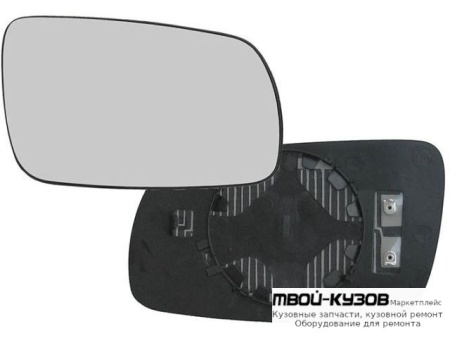 СТЕКЛО ЗЕРКАЛА ПРАВАЯ СТОРОНА С ПОДОГРЕВОМ МАЛЕНЬК (CONVEX) (ТАЙВАНЬ) для Audi A6 (09.1997 - 03.2004), Audi A8 (1994-2002) (2003-), Audi A3 (08.1996 - 2002), Audi A4 (12.1994 - 12.1998)