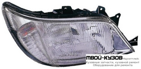 ФАРА ПРАВАЯ СТОРОНА ПОД КОРРЕКТОР (DEPO) для Mercedes SPRINTER (02.2000-)