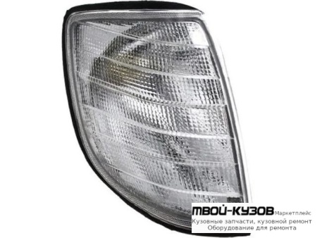 УКАЗ.ПОВОРОТА УГЛОВОЙ ПРАВАЯ СТОРОНА (DEPO) БЕЛЫЙ для Mercedes W140 SEDAN (05.1993 - 10.1998)