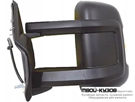 ЗЕРКАЛО ЛЕВАЯ СТОРОНА МЕХАН УКАЗАТЕЛЬ ПОВОРОТА С , ДЛИНН КРОНШТЕЙН (CONVEX) (ТАЙВАНЬ) для Peugeot BOXER (2006-) / CITROEN JUMPER (2006-) / FIAT DUCATO кроме Рос.сборки (2006-)