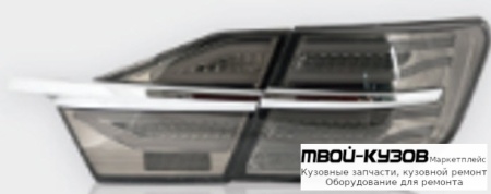 ФОНАРЬ ЗАДНИЙ ВНЕШНИЙ+ВНУТР ЛЕВАЯ + ПРАВАЯ (КОМПЛЕКТ) ТЮНИНГ С ДИОД ТОНИР ВНУТРИ ХРОМ (КИТАЙ) для Toyota CAMRY V50 (2011-)
