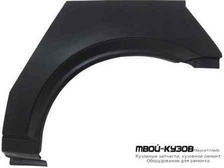 АРКА РЕМ.КРЫЛА ЗАДНИЙ ЛЕВАЯ СТОРОНА (3 дв) (ХЭТЧБЭК) (KLOKKERHOLM) для Opel ASTRA (03.1998 - 2003)