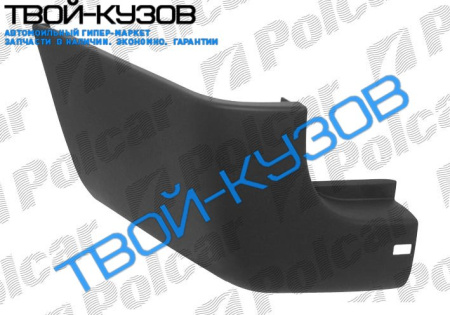 TRANSIT 2001- УГОЛ БАМПЕРА ЗАДНИЙ ЛЕВЫЙ (НИЗ ЧЕРНЫЙ)