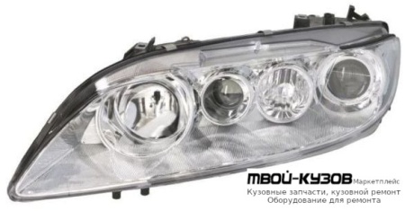 ФАРА ЛЕВАЯ СТОРОНА БЕЗ ПРОТИВОТУМ С КОРРЕКТОР (DEPO) для Mazda 6 (2002-2007)