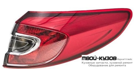 ФОНАРЬ ЗАДНИЙ ВНЕШНИЙ ПРАВАЯ СТОРОНА (DEPO) для Renault MEGANE (2008-)