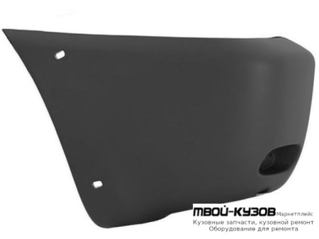 БАМПЕР ЗАДНИЙ ЛЕВАЯ СТОРОНА МОДЕЛИ С МОЛДИНГ НА КРЫЛО ЧЁРНЫЙ (ТАЙВАНЬ) для Toyota RAV4 (2000-2003) (2004-2005)