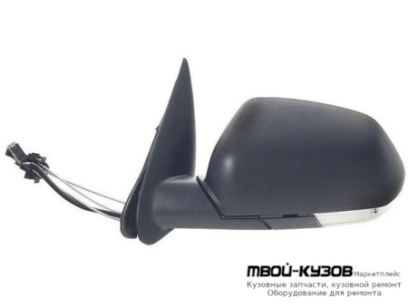 ЗЕРКАЛО ЛЕВАЯ СТОРОНА МЕХАН С ТРОСИК С УКАЗАТЕЛЬ ПОВОРОТА (ASPHERICAL) (ТАЙВАНЬ) для Skoda OCTAVIA (2004-2008)