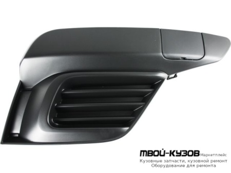 РЕШЕТКА БАМПЕРА ПЕРЕДНИЙ ПРАВАЯ СТОРОНА БЕЗ ОТВЕРСТИЙ ПОД ПРОТИВОТУМАННЫЕ ФАРЫ (ТАЙВАНЬ) для Renault LOGAN / SANDERO (2014-)