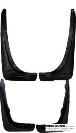 БРЫЗГОВИК ПЕРЕДНИЙ КРЫЛА ЛЕВАЯ + ПРАВАЯ (КОМПЛЕКТ) + ЗАДНИЙ (4 ШТ) (КИТАЙ) для Chery TIGGO (2006-)