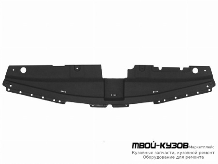 НАКЛАДКА ПЕРЕДНИЙЕЙ ПАНЕЛИ ВЕРХН ПЛАСТИК (КИТАЙ) для Hyundai SOLARIS (2011-)