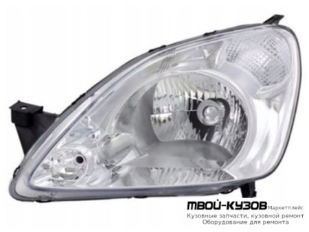ФАРА ЛЕВАЯ СТОРОНА С УКАЗАТЕЛЬ ПОВОРОТА БЕЛ для Honda CRV (2002-2005)