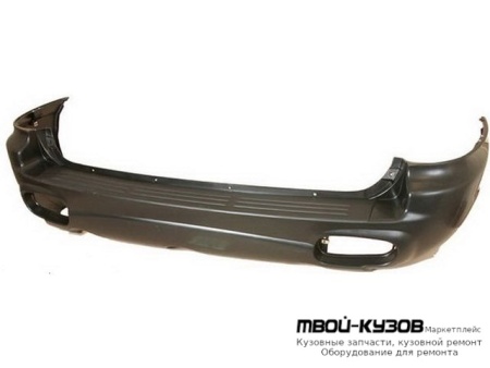 БАМПЕР ЗАДНИЙ ГРУНТ (ТАЙВАНЬ) для Hyundai SANTA FE (2001-2006) / CLASSIC TAGAZ (2008-)