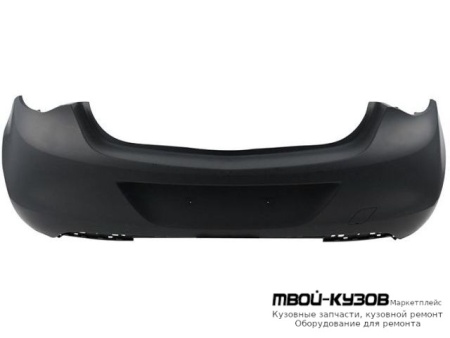 БАМПЕР ЗАДНИЙ БЕЗ ОТВ ПОД ДАТЧИКИ ГРУНТ (ТАЙВАНЬ) для Opel ASTRA J (2009-)