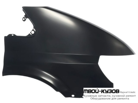 КРЫЛО ПЕРЕДНИЙ ПРАВАЯ СТОРОНА БЕЗ ОТВ ПОД ПОВТОРИТЕЛЬ (ТАЙВАНЬ) для Ford TRANSIT (03.2000-)