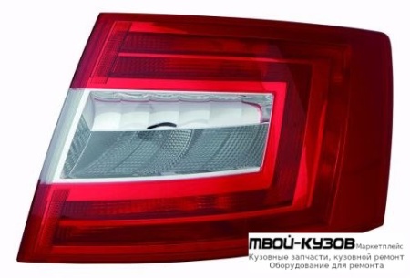 ФОНАРЬ ЗАДНИЙ ВНЕШНИЙ ПРАВАЯ СТОРОНА (СЕДАН) (DEPO) для Skoda OCTAVIA (2013-2017)