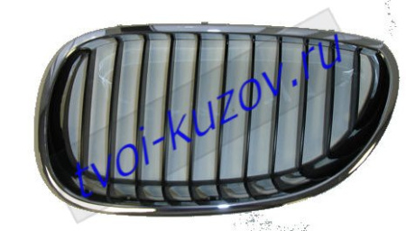 E60 (545-M5) РЕШЕТКА радиатора левая сторона хромировано-черн.