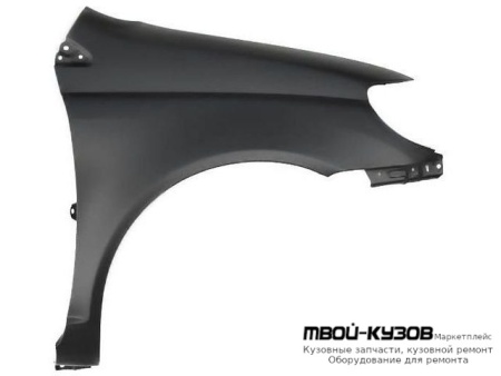 КРЫЛО ПЕРЕДНИЙ ПРАВАЯ СТОРОНА БЕЗ ОТВ ПОД МОЛДИНГ (ТАЙВАНЬ) для Toyota ECHO (2000-)