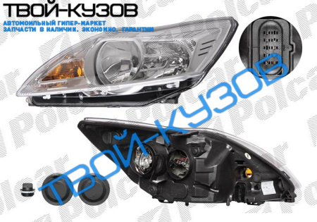 FOCUS 3 08- ФАРА ЛЕВАЯ ЭЛЕКТРИКА ХРОМ TYC