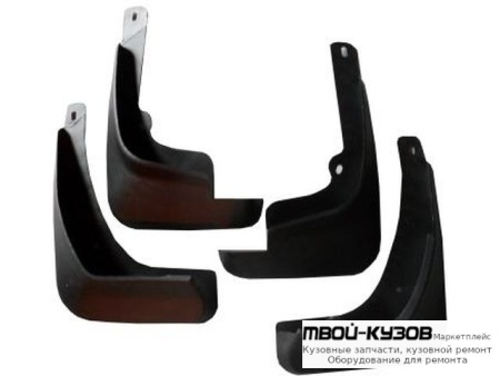 БРЫЗГОВИК ПЕРЕДНИЙ КРЫЛА ЛЕВАЯ + ПРАВАЯ (КОМПЛЕКТ) + ЗАДНИЙ (4 ШТ) (КИТАЙ) для KIA RIO (2011-2017)